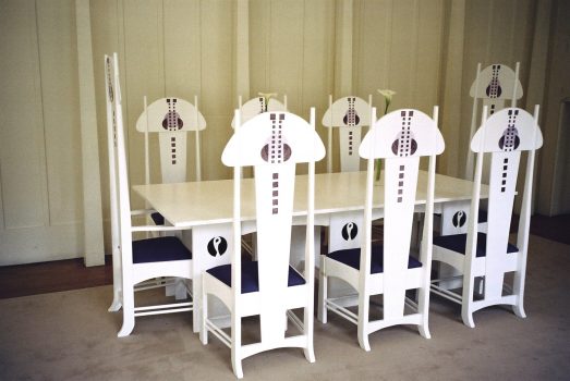 White Art Lovers Dining Suite