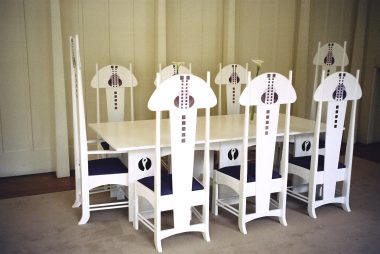 White Art Lovers Dining Suite