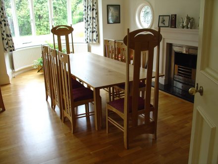 Cope Dining Suite Feat. Two Argyle Chairs