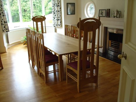 Cope Dining Suite Feat. Two Argyle Chairs