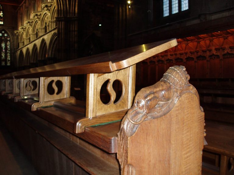 Paisley Abbey Choir Stalls Detail